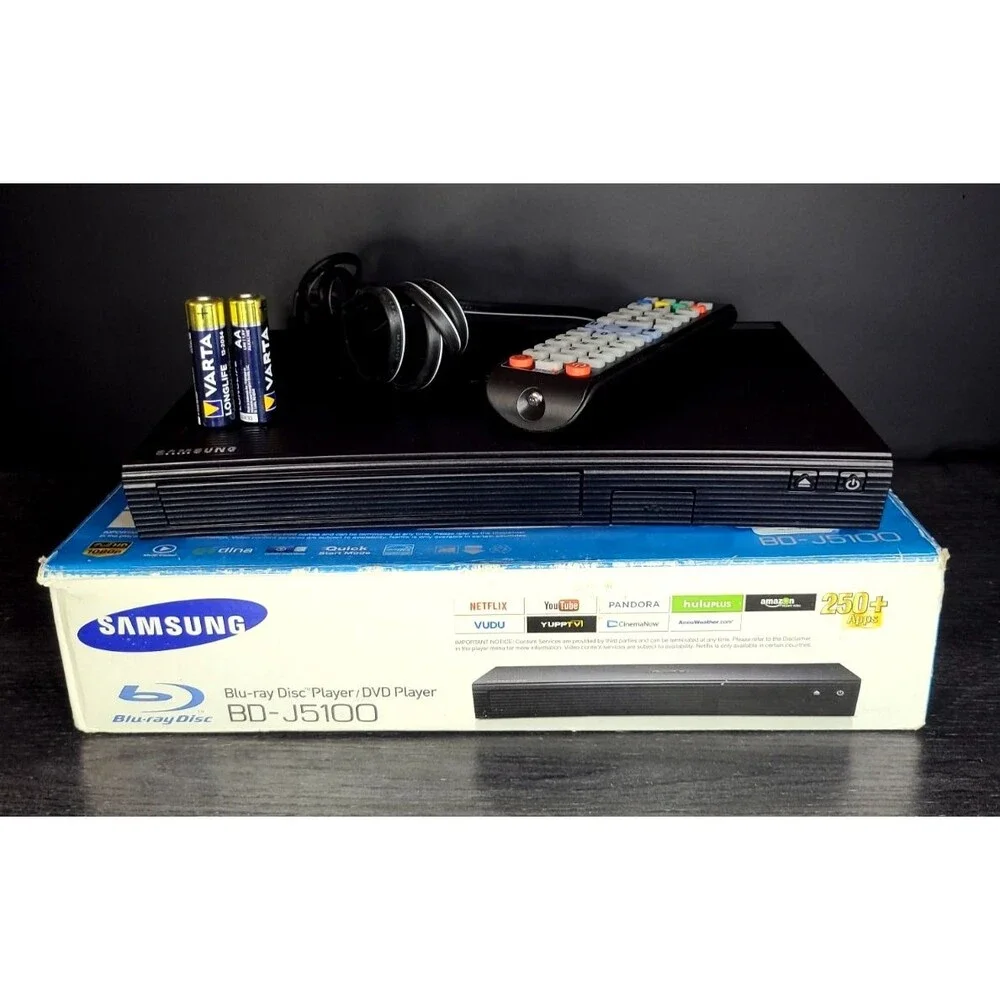 Samsung BD-J5100 Blu-ray DVD USB Player + Remote Control - Refurbished [EX]